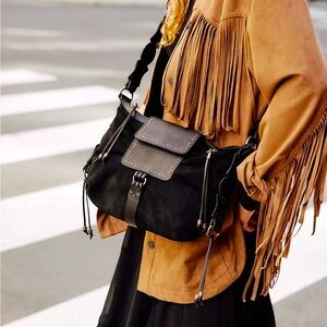 NWT Free people Silvie stuffed sling bag